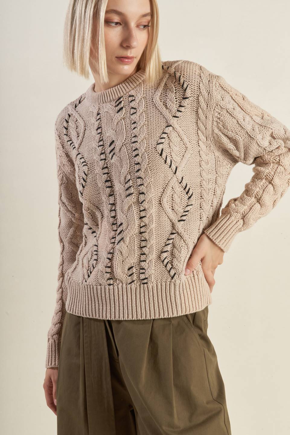 LITTLE BIT IN LOVE SWEATER KNIT TOP Flying Tomato